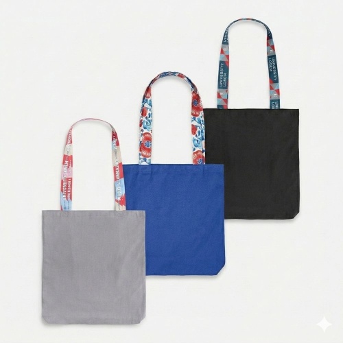 Шопер-конструктор Bolsa с узкими ручками с полноцветной печатью фото 2