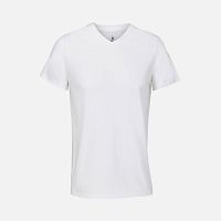 Футболка унисекс Regent с V-образным вырезом, белая