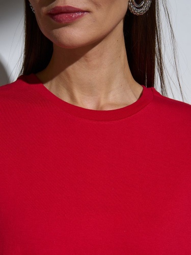Футболка Oversize Premium, красная фото 3
