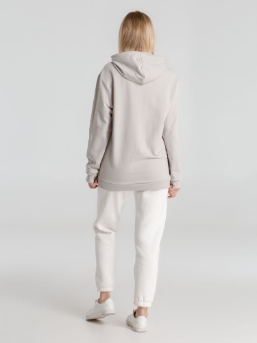 Толстовка с капюшоном унисекс Hoodie, дымчато-серая фото 16