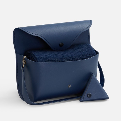 Плед Voyage в кофре, синий фото 2