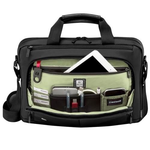 Сумка для ноутбука Source, черная фото 2 Сумка для ноутбука Source, черная фото 2