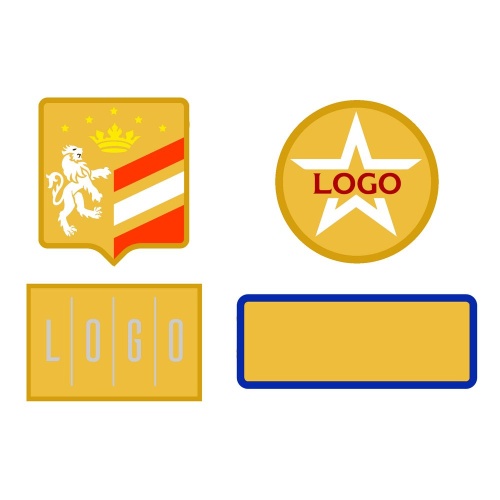 Шеврон из габардина Gabo M, желтый фото 2