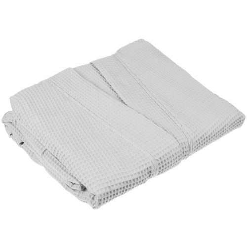 Халат вафельный Kimono, светло-серый фото 2 Халат вафельный Kimono, светло-серый фото 2