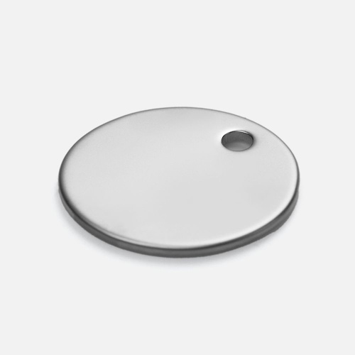 Шильдик металлический Alfa Sirkel, серебристый фото 2