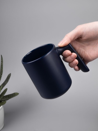 Кружка Visari, темно-синяя фото 2 Кружка Visari, темно-синяя фото 2