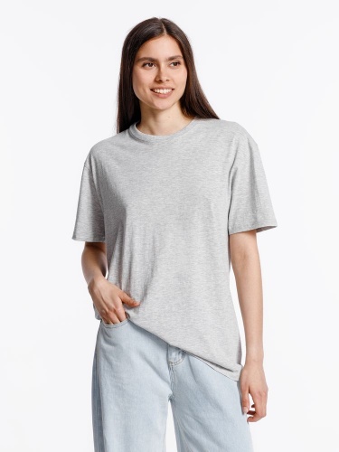 Футболка унисекс Streetwise, серый меланж фото 4