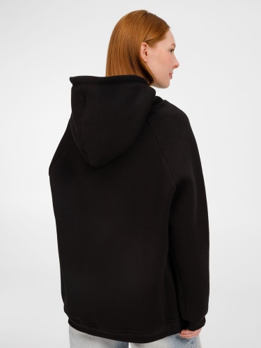 Худи унисекс оверсайз Easy Street, черное фото 9 Худи унисекс оверсайз Easy Street, черное фото 9