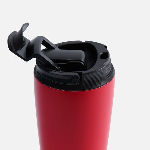 Термостакан с двумя поильниками Duetta, красный фото 3 Термостакан с двумя поильниками Duetta, красный фото 3