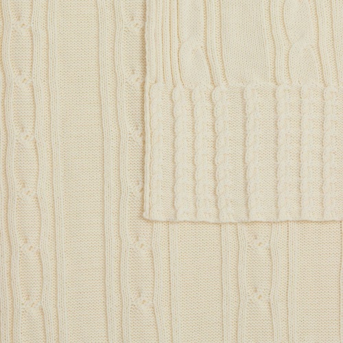 Плед Remitti, белый (молочный) фото 2 Плед Remitti, белый (молочный) фото 2