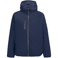 Куртка софтшелл с капюшоном мужская Falcon Men, синяя
