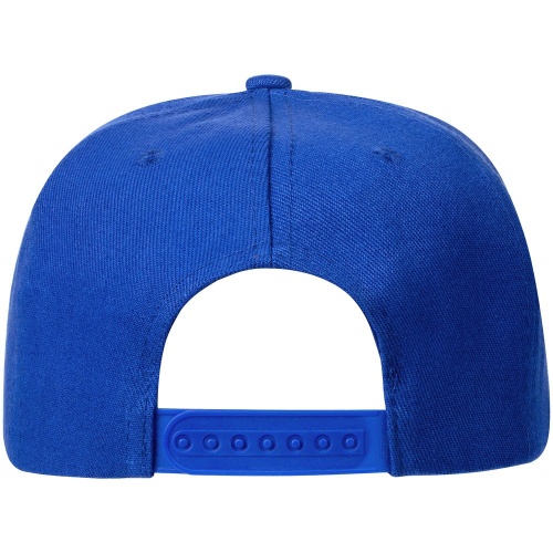 Бейсболка Snapback с прямым козырьком, ярко-синяя фото 4