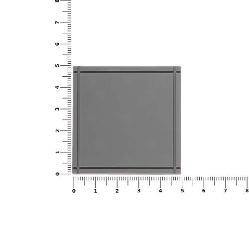 Лейбл из ПВХ Dzeta, L, серый фото 2 Лейбл из ПВХ Dzeta, L, серый фото 2