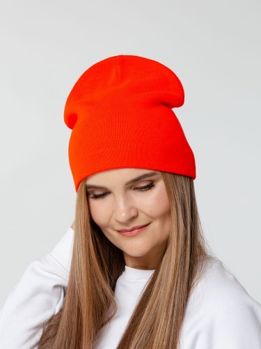 Шапка Tube Top, красная (кармин) фото 3 Шапка Tube Top, красная (кармин) фото 3