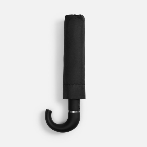 Зонт складной Hooklook, черный фото 3