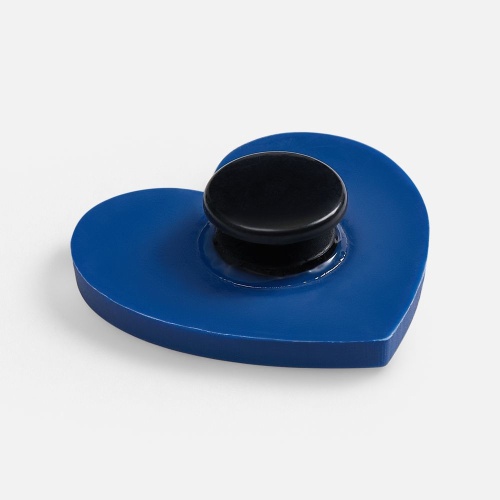 Джибитс из ПВХ «Сердце», синий фото 2