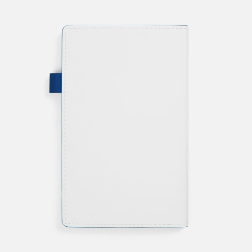 Ежедневник White Shall, недатированный, бело-синий фото 2