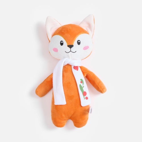 Мягкая игрушка Beastie Toys, лисенок с белым шарфом фото 11