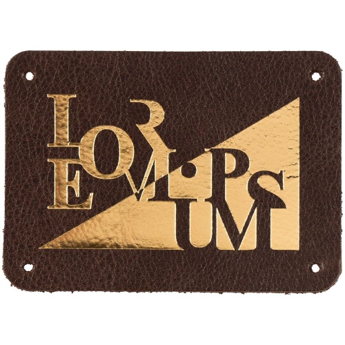 Лейбл кожаный Beta, XL, коричневый фото 8 Лейбл кожаный Beta, XL, коричневый фото 8