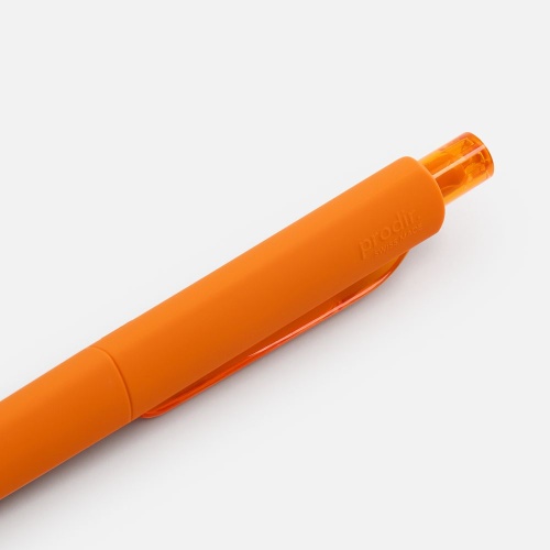 Ручка шариковая Prodir DS8 PRR-Т Soft Touch, оранжевая фото 6