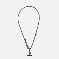 Шнурок для телефона OmniHold, серый