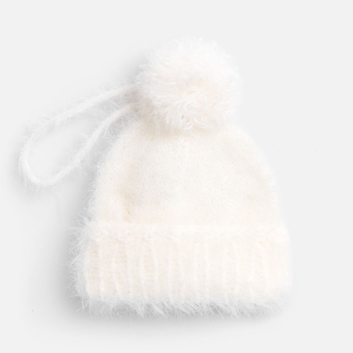 Подвеска на елку «Вьюжка», шапочка, белая Подвеска на елку «Вьюжка», шапочка, белая