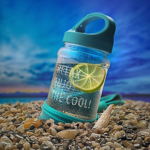 Охлаждающее полотенце Weddell ver.2, голубое фото 7 Охлаждающее полотенце Weddell ver.2, голубое фото 7