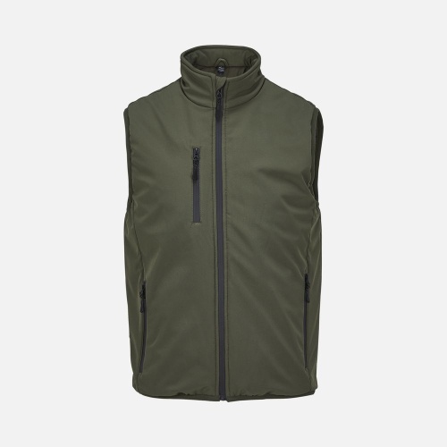 Жилет софтшелл унисекс Falcon BW, темный хаки фото 2