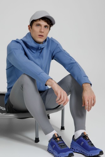 Куртка с капюшоном унисекс Begi, синяя фото 5