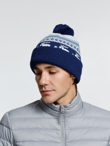 Шапка Mirakler, синяя фото 3 Шапка Mirakler, синяя фото 3