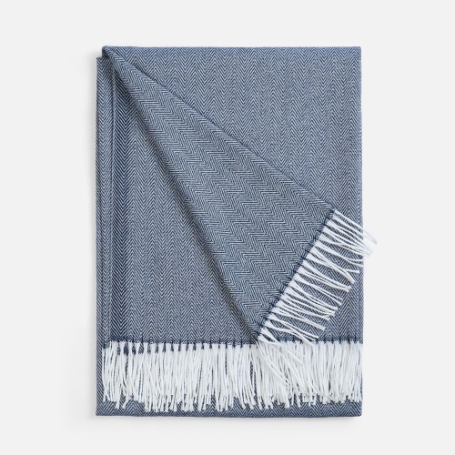 Плед «Гирвас», синий фото 2