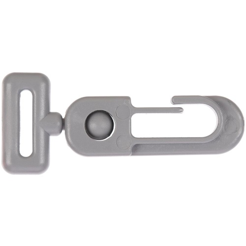 Застежка-карабин Сarabine, S, серый Застежка-карабин Сarabine, S, серый