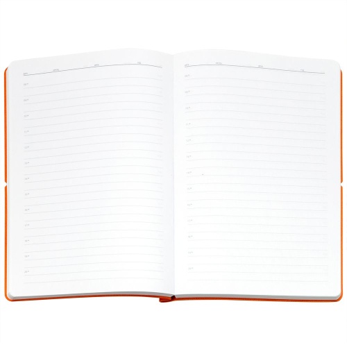 Ежедневник Flexpen Bright, недатированный, оранжевый фото 4
