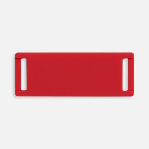 Лейбл из ПВХ Kova, красный фото 2