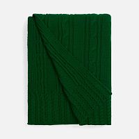 Плед Remitti, глубокий зеленый