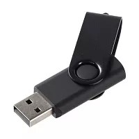 Флешка Swivel  64 Гб , черная