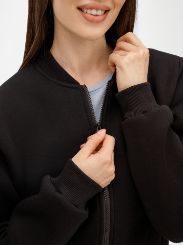 Бомбер унисекс Estado, черный фото 5