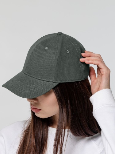 Бейсболка Hillside, серая фото 4 Бейсболка Hillside, серая фото 4