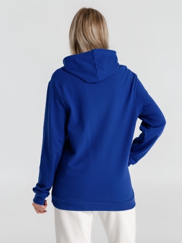 Толстовка с капюшоном унисекс Hoodie, ярко-синяя фото 8