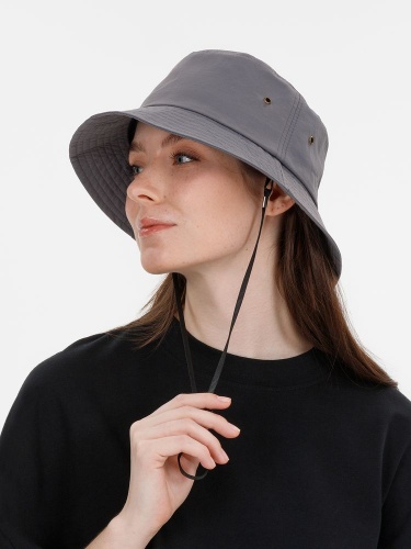 Панама Pana Vista, серая фото 3