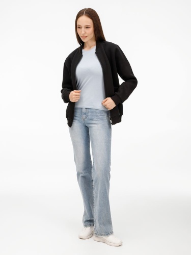 Бомбер унисекс Estado, черный фото 6