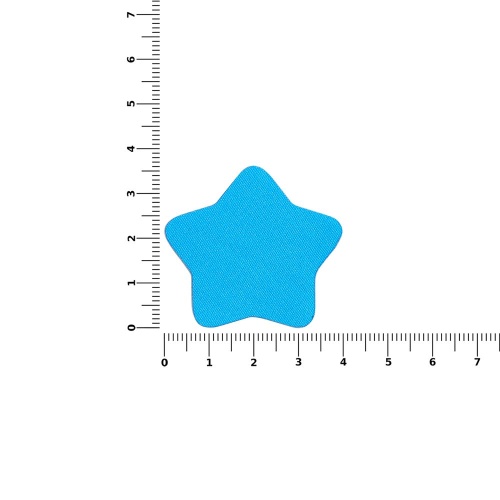 Наклейка тканевая Lunga Bial, M, голубая фото 2 Наклейка тканевая Lunga Bial, M, голубая фото 2