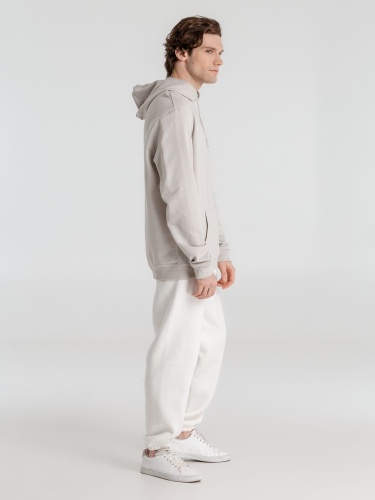 Толстовка с капюшоном унисекс Hoodie, дымчато-серая фото 10