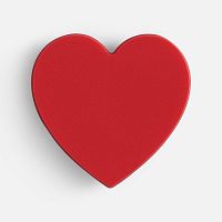 Джибитс из ПВХ «Сердце», красный