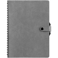 Ежедневник Strep Front на заказ, недатированный, серый
