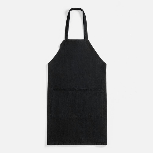 Фартук джинсовый E2, черный фото 2 Фартук джинсовый E2, черный фото 2