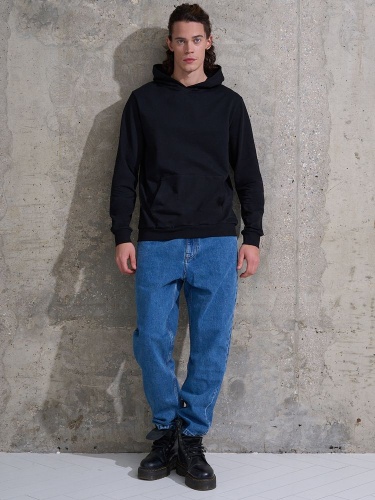 Худи Basic, черное фото 10
