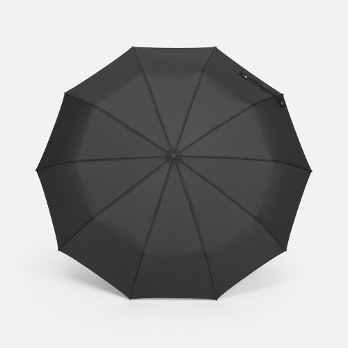 Зонт складной Regenfall, черный фото 3