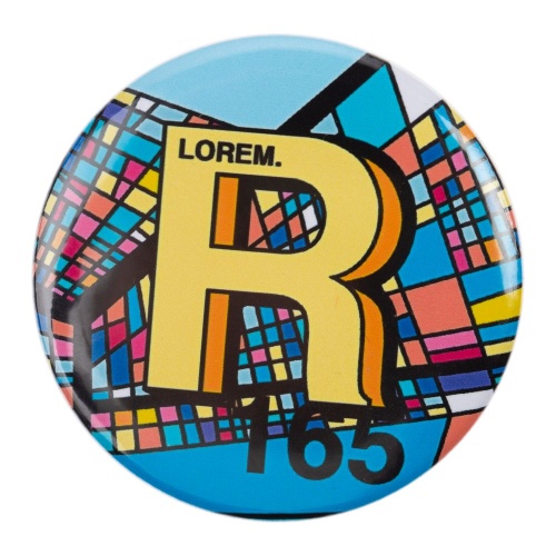 Значок закатной Pinback Print, L фото 6