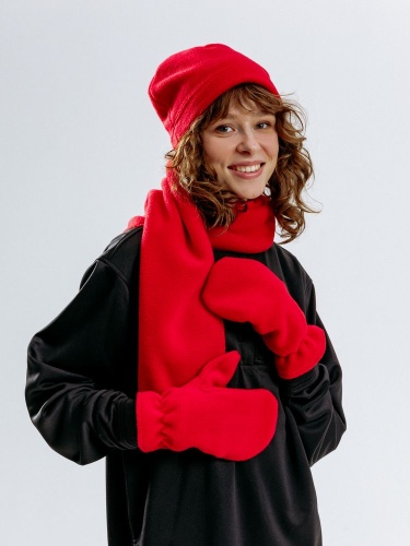 Шарф Fleecy, красный фото 3 Шарф Fleecy, красный фото 3